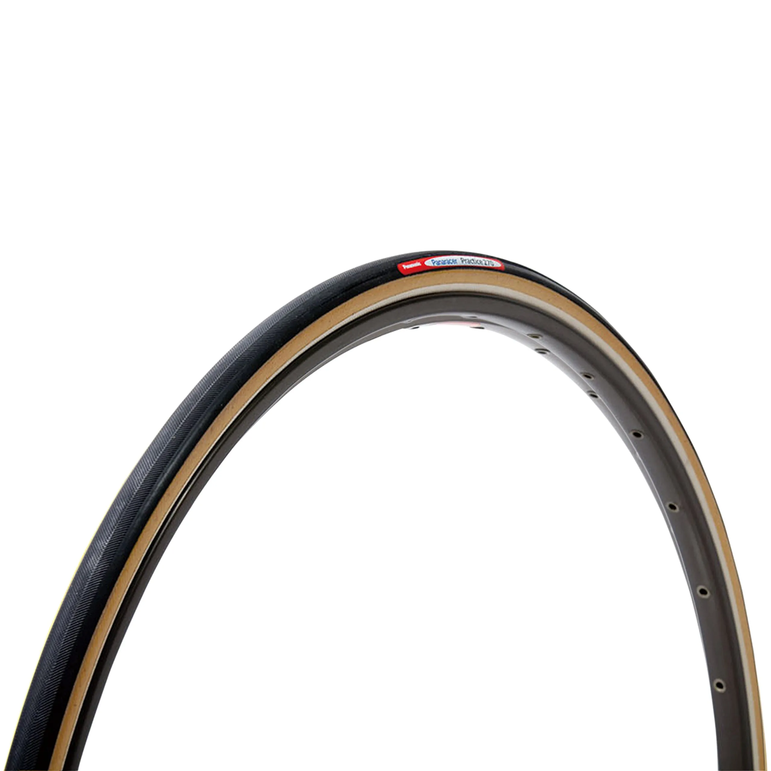 Panaracer Practice LP-725PT-P-B-RV42 Tubular Tire 27.6” x 9.8” Black/Skin for Road Bikes & Racing
