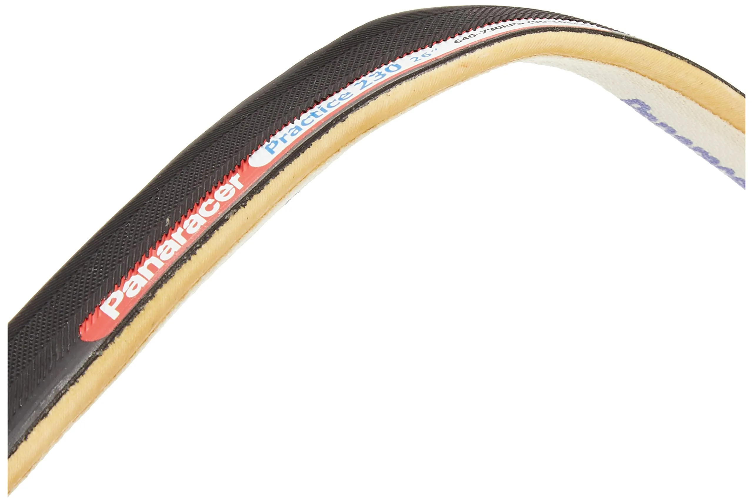Panaracer Practice Tubular Tire 650x23 Black Tread/Skin Sidewall, Durable & Affordable for Training