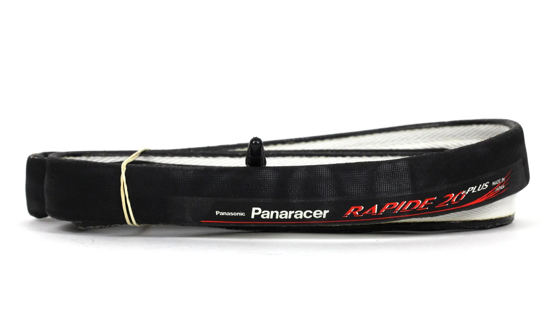 Panaracer Rapide Plus Tubular Tire - Tread/Black Sidewall for Wheelchair Racing, 34mm Butyl Tube