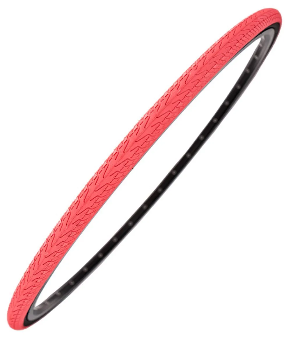 Panaracer T-Serv ProTite 700x28c Red Folding Bike Tire - Lightweight Road Racing Performance
