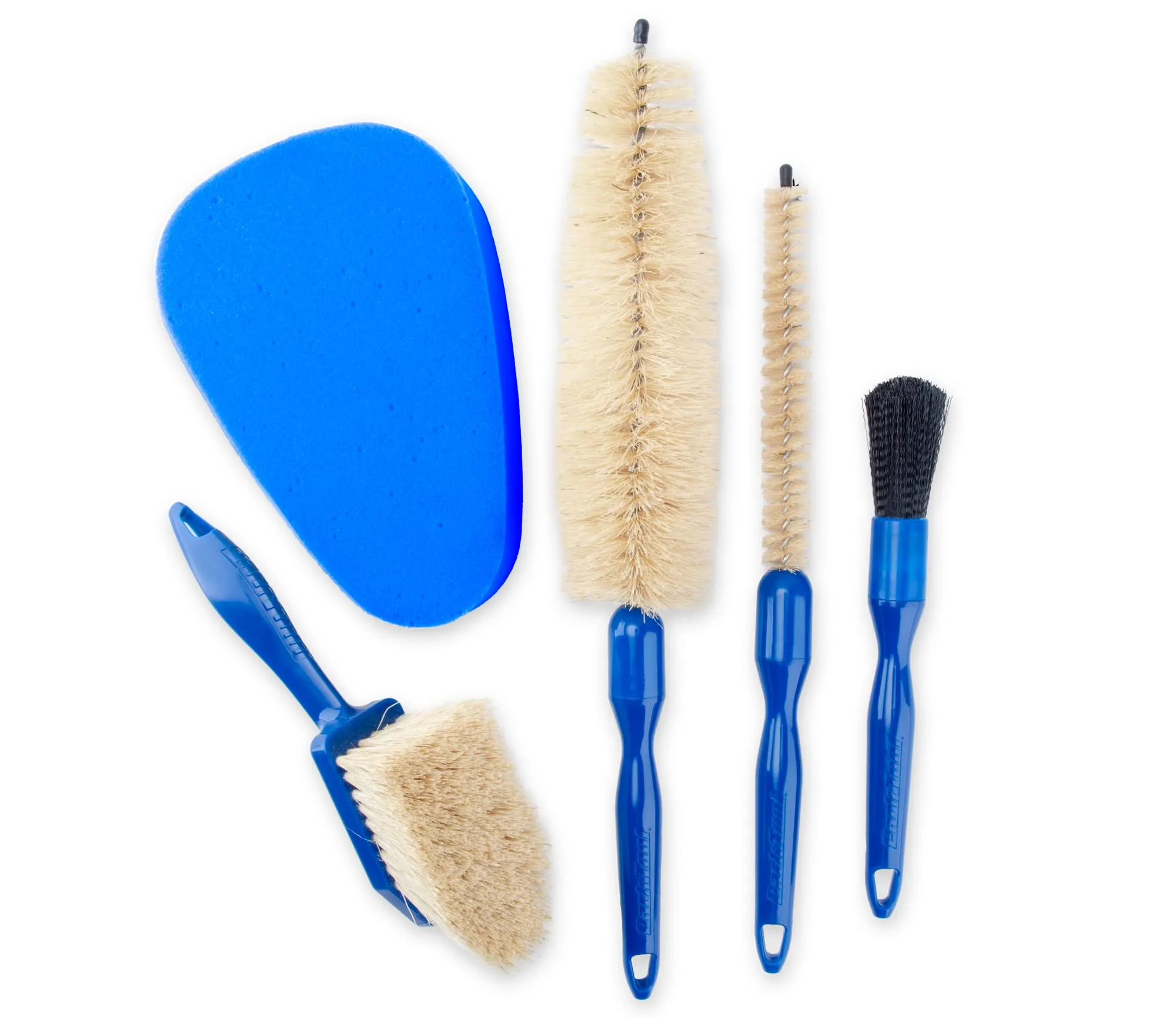 Park Tool BCB-5 Professional Bike Cleaning Brush Set - 5 Unique Tools for Effective Dirt Removal