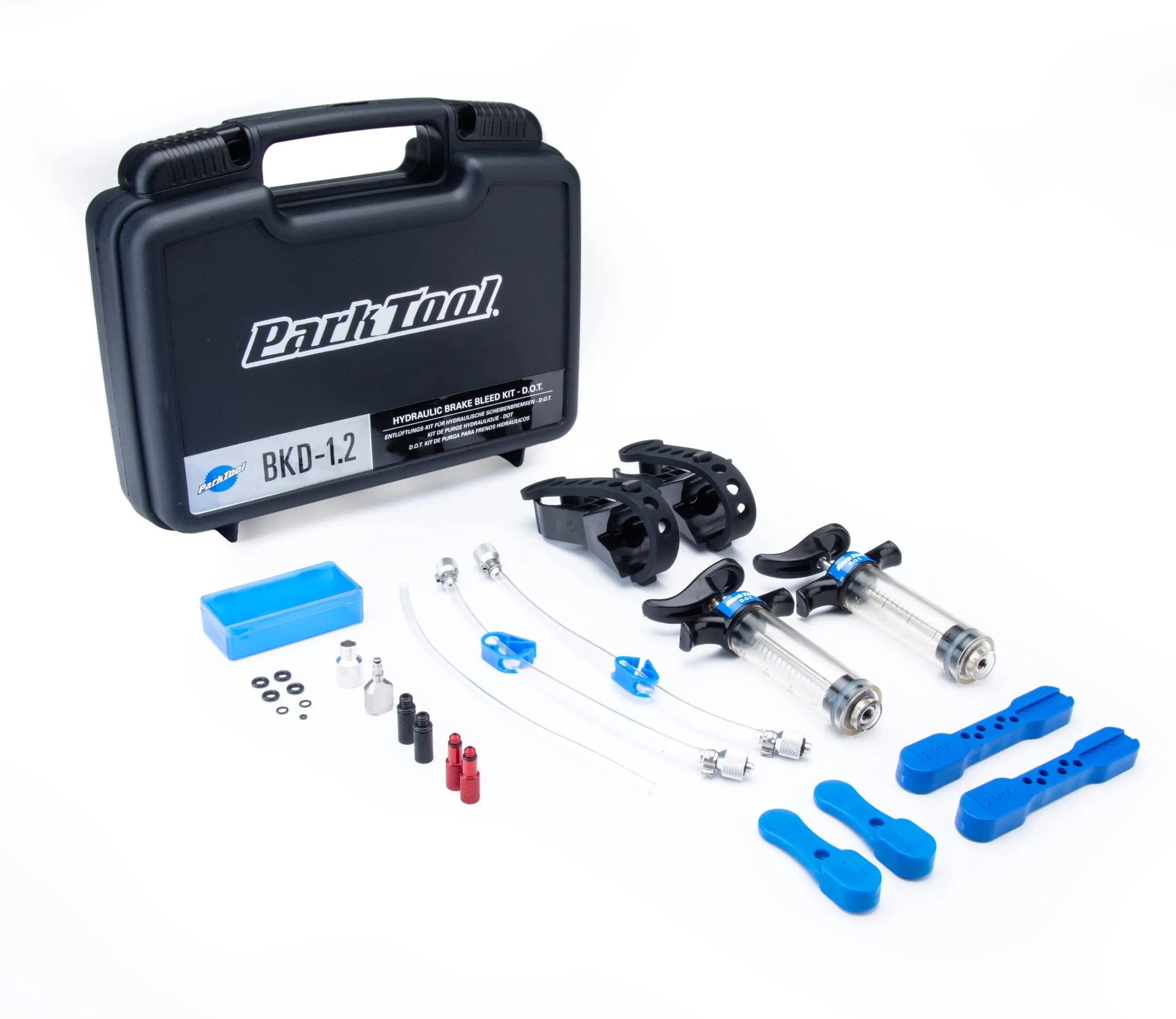Park Tool BKD-1.2 Hydraulic Bicycle Brake Bleed Kit - Durable, Complete Kit for SRAM, Formula, Hayes