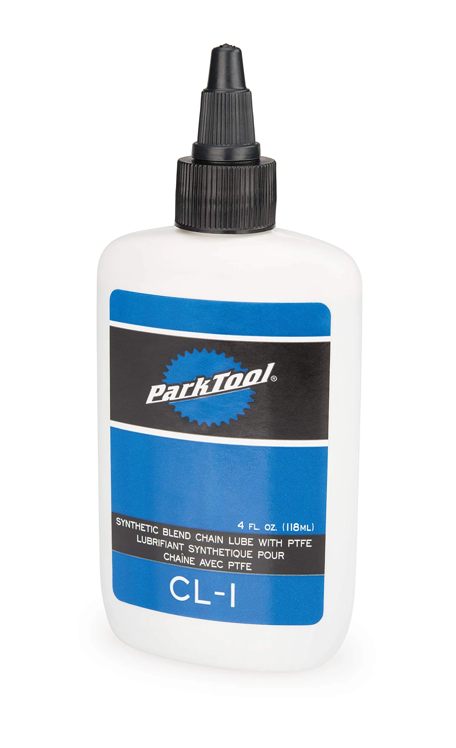 Park Tool CL-1 Synthetic Blend Chain Lube 4 oz - Ideal for Wet/Dry Conditions, Reduces Friction