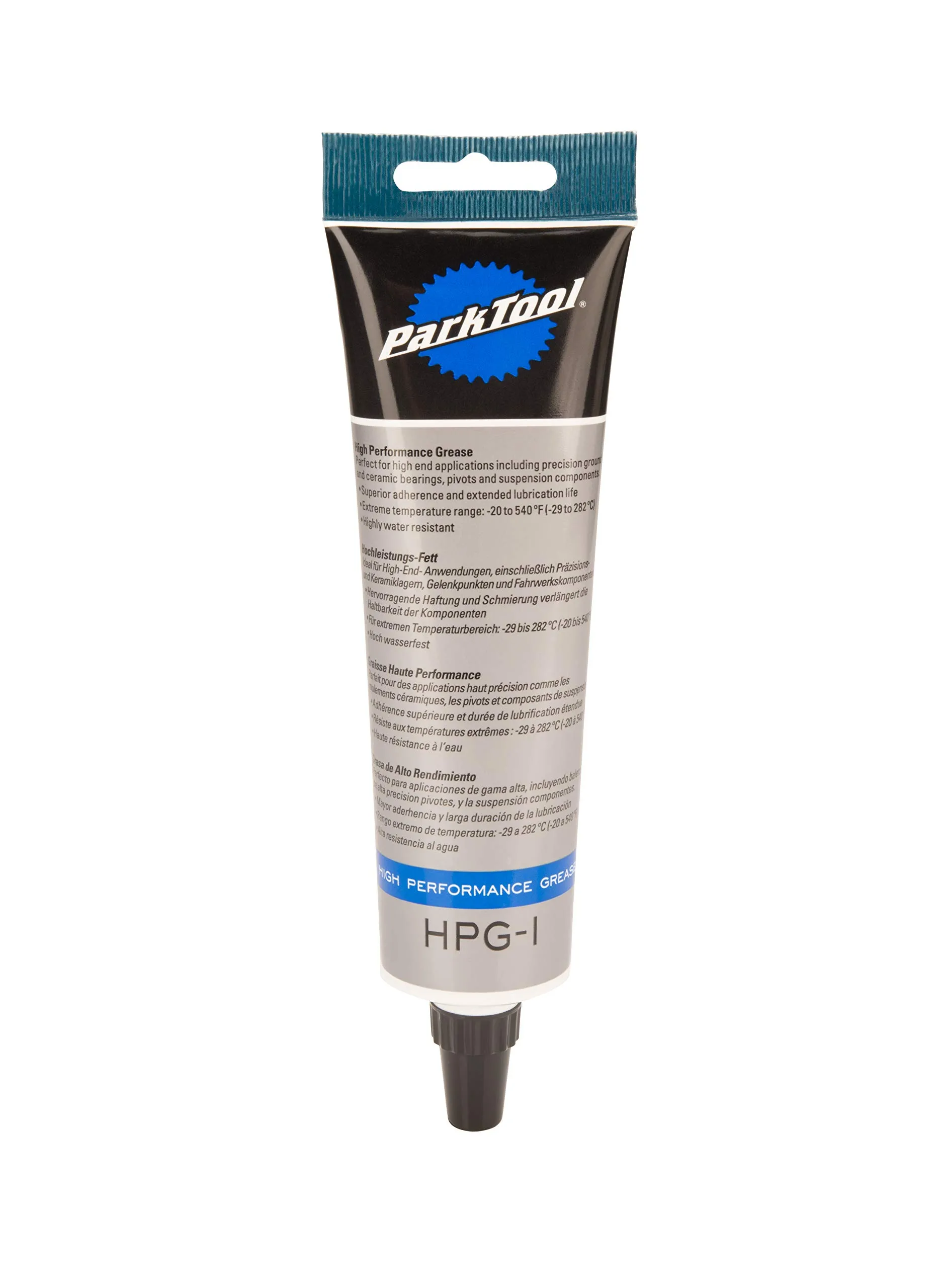 Park Tool HPG-1 High Performance Grease 113g - Blue, Superior Lubrication for High-End Bicycles