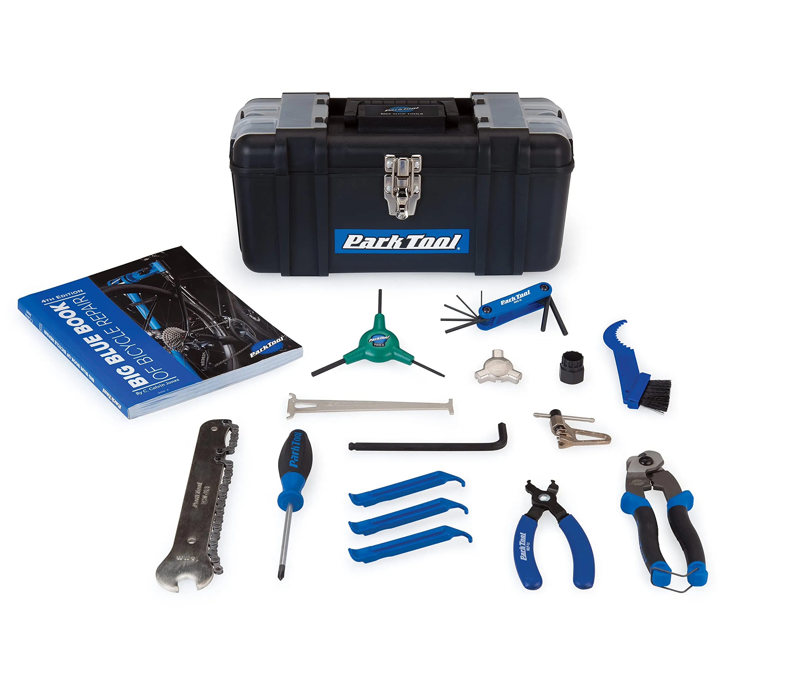 Park Tool SK-4 Home Mechanic Starter Kit with 15 Bicycle Tools & Big Blue Book of Bicycle Repair