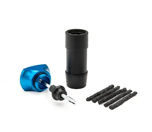 Park Tool TPT-1 Tubeless Tire Plug Tool - Black/Silver - Easy Repairs for Tubeless Bike Tires