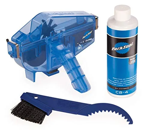 Park Tool Unisex CG-2.4 Chain Gang Cleaning System - Complete Bicycle Chain Cleaner Set, Blue
