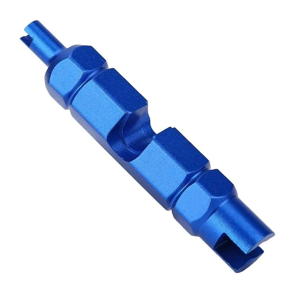 Park Tool Valve Core Remover, Aluminum Alloy Bicycle Tube Tire Valve Tool for MTB Road Cycling, Blue