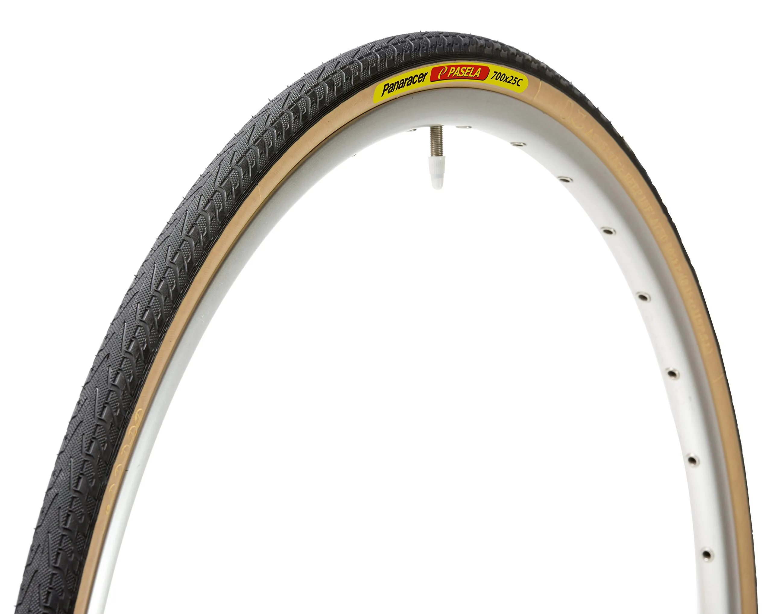 Pair Of ALTA 26x1.75 Whitewall Bicycle Tires - Classic Mini Brick Tread, Wire Bead