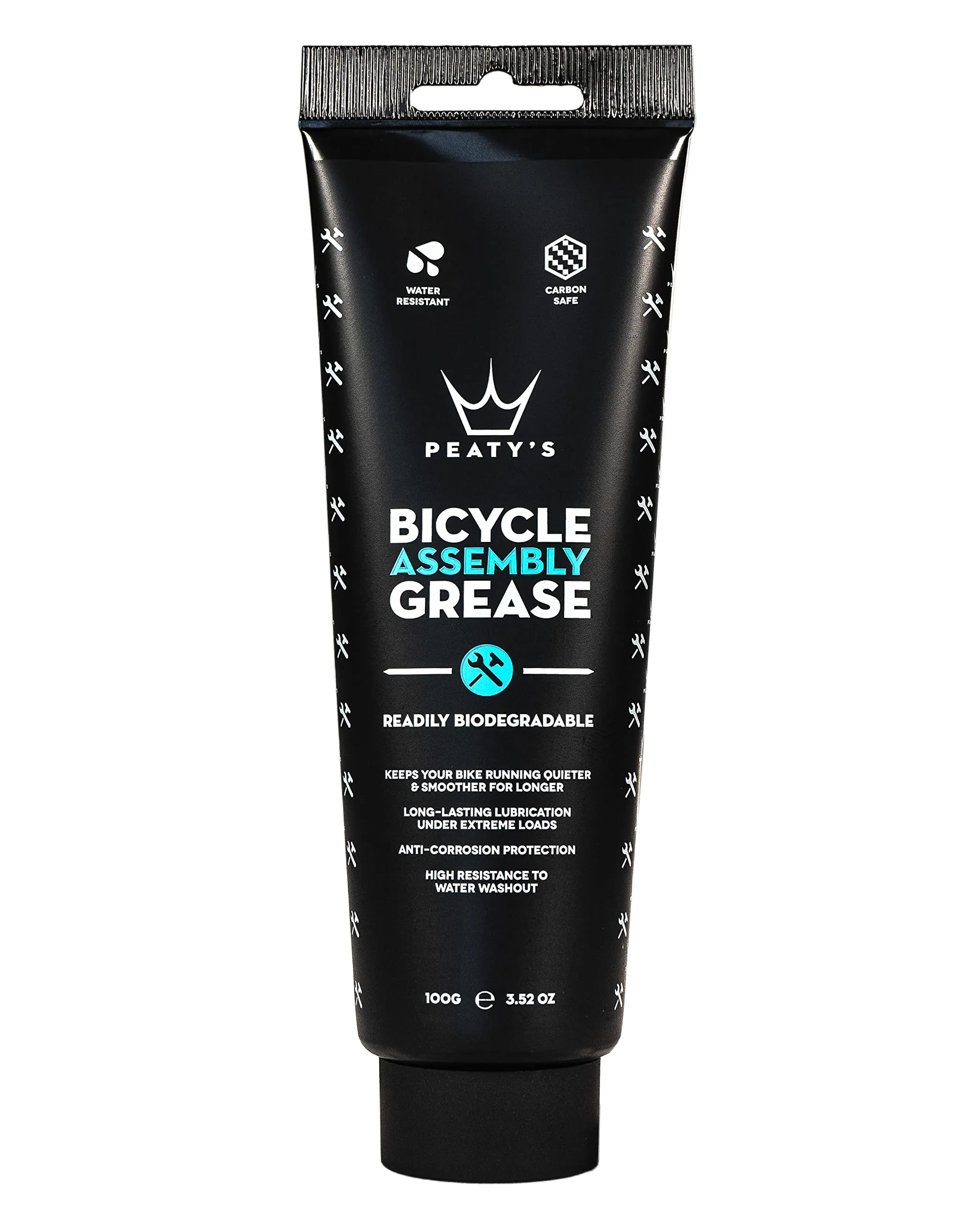 Peaty's Bicycle Assembly Grease 100g - Long-Lasting, Biodegradable, High Resistance to Water Washout