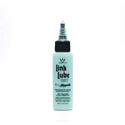 Peaty's LinkLube Dry 60mL - Wax-Based Chain Lube for Dusty Conditions - Biodegradable & Easy Application