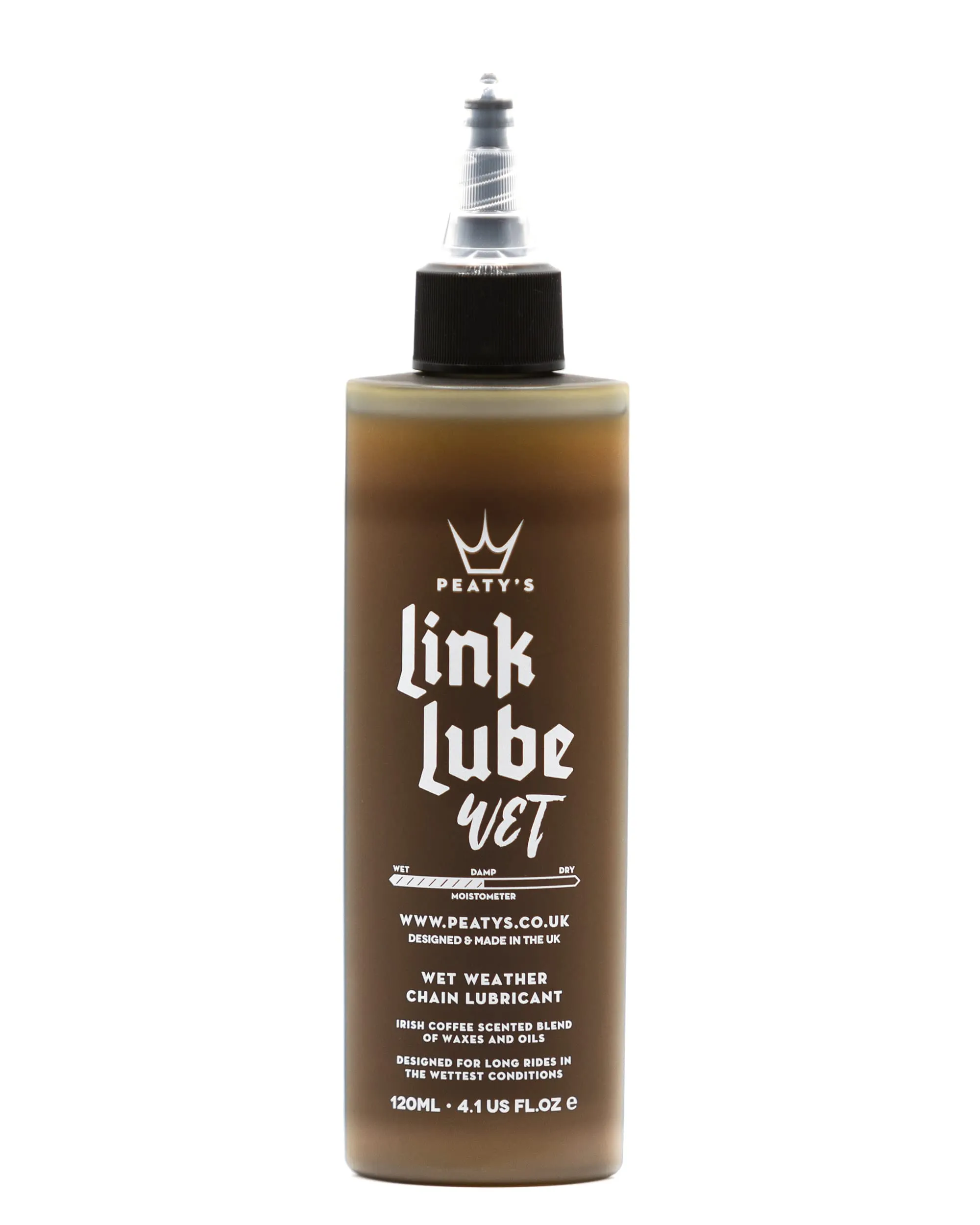 Peaty's LinkLube Wet Weather Bicycle Chain Lubricant 120mL - Smooth, Durable, Biodegradable