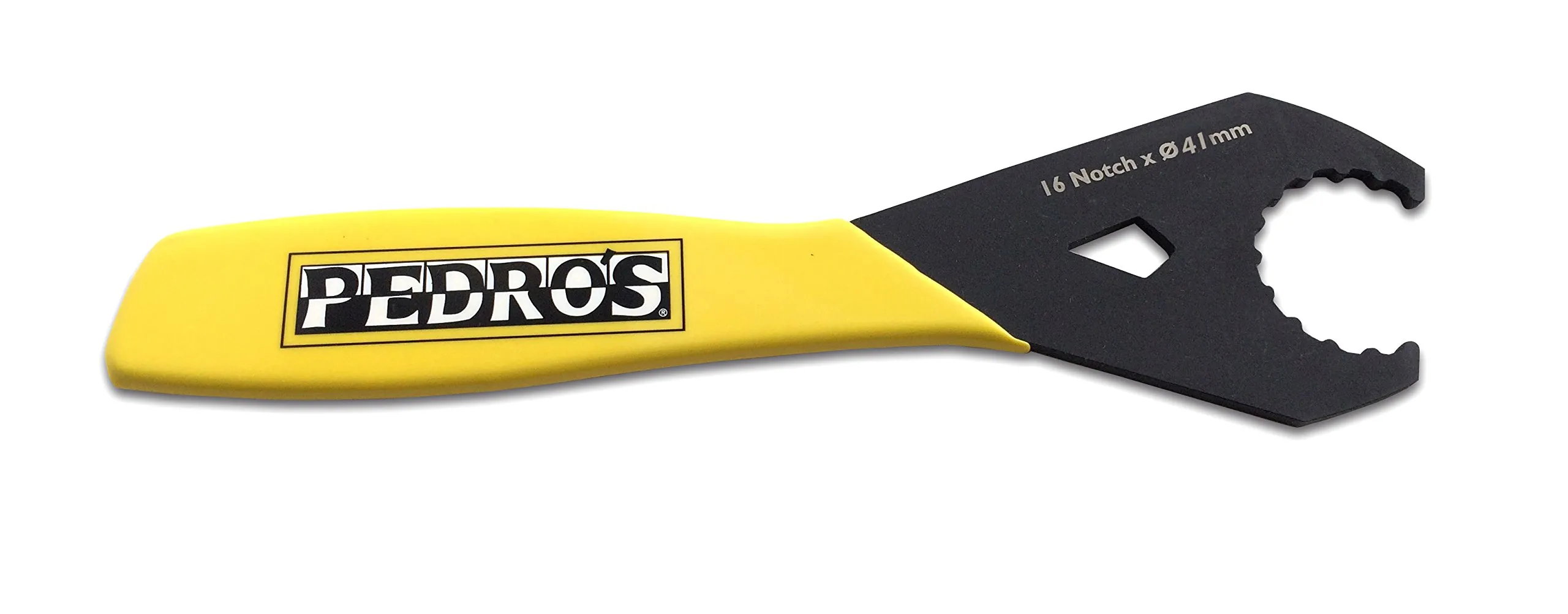 Pedro's 6460280 Crank & BB Tool - 16 Notches, 41mm - Comfortable Rubber Handles for Precision Fit