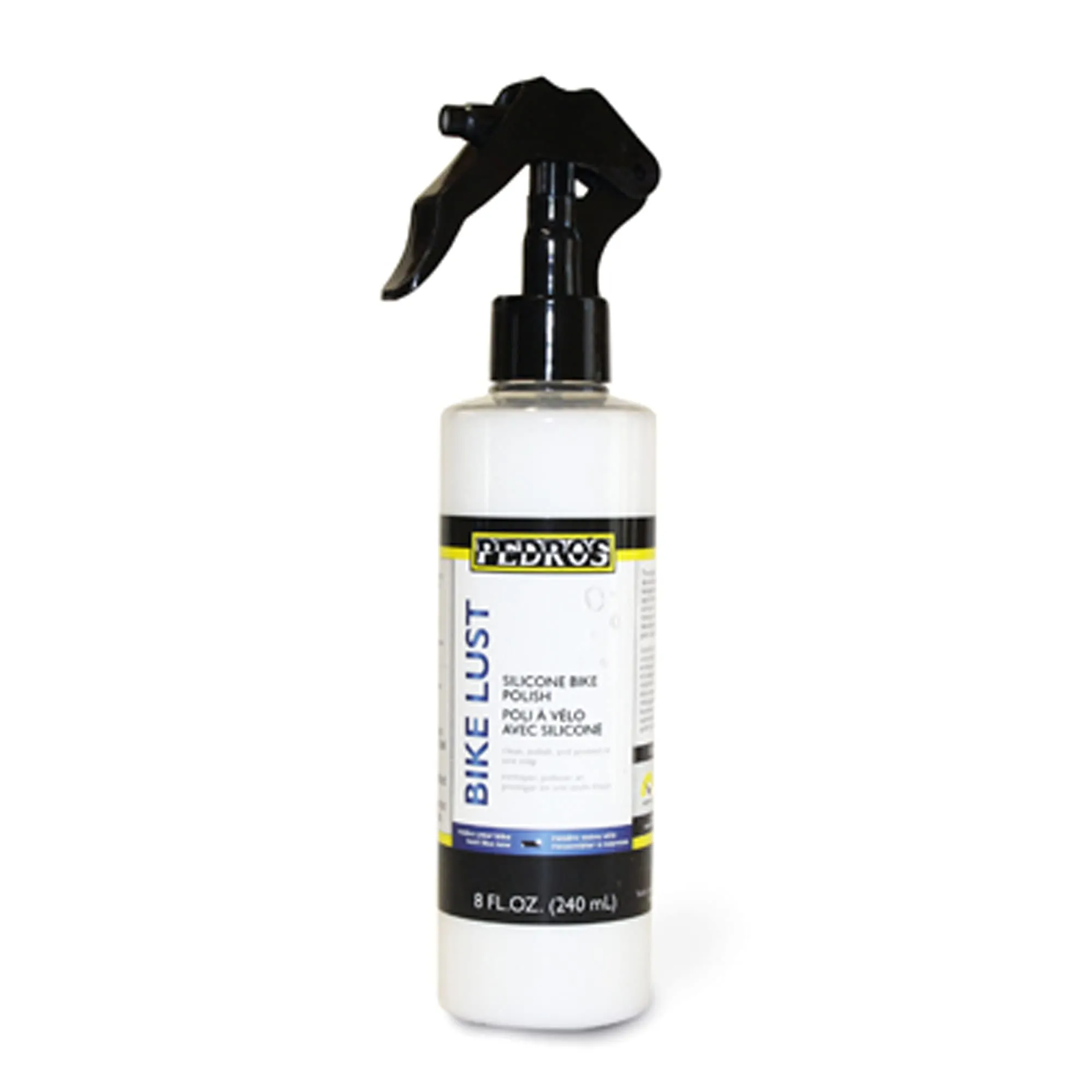 Pedro's Bike Lust Polish and Cleaner - 8oz Silicone-Based Biodegradable Formula for Bike Maintenance