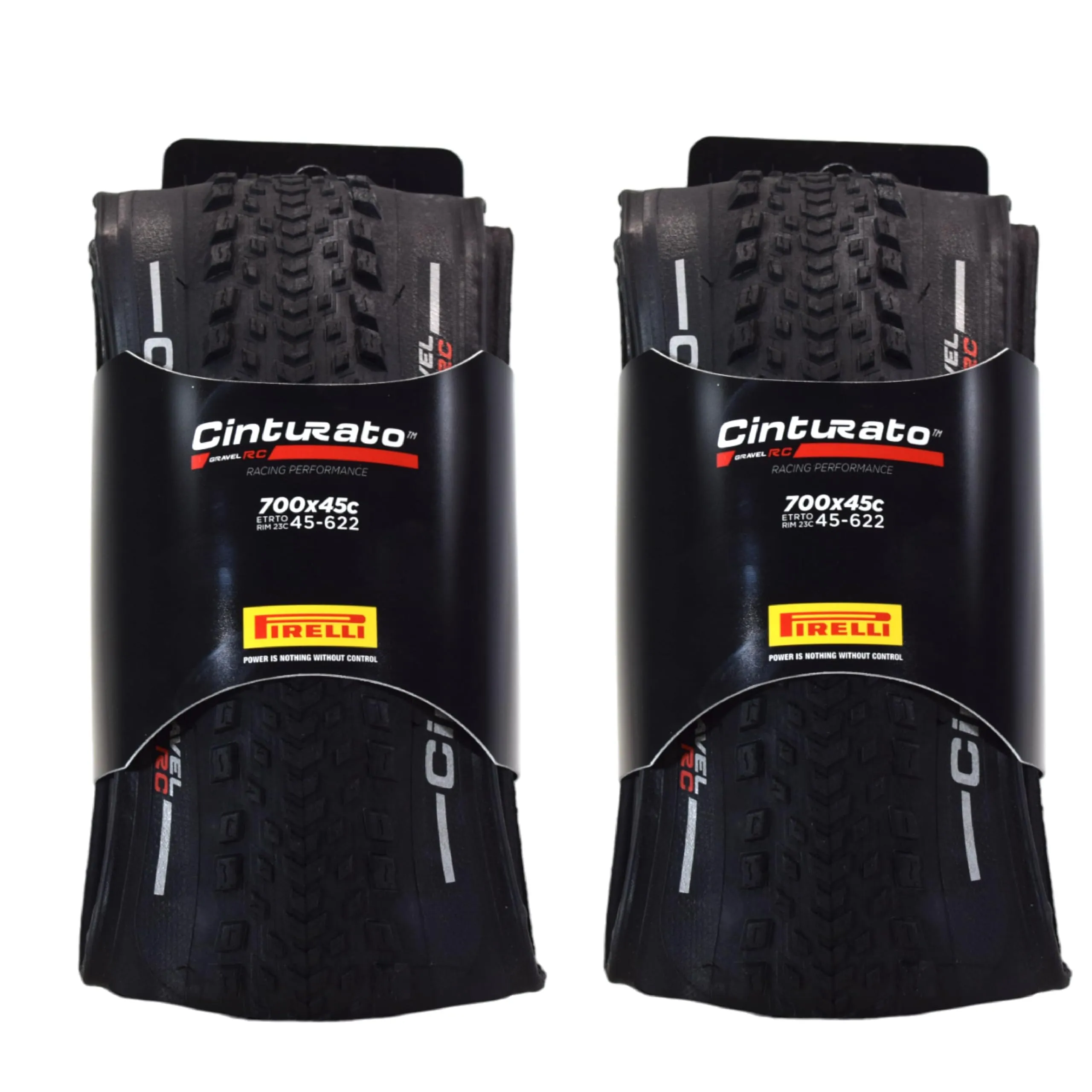 Pirelli Cinturato Gravel RC 45-622 (700 x 45c) - Ultimate Gravel Race Tire for Speed & Grip