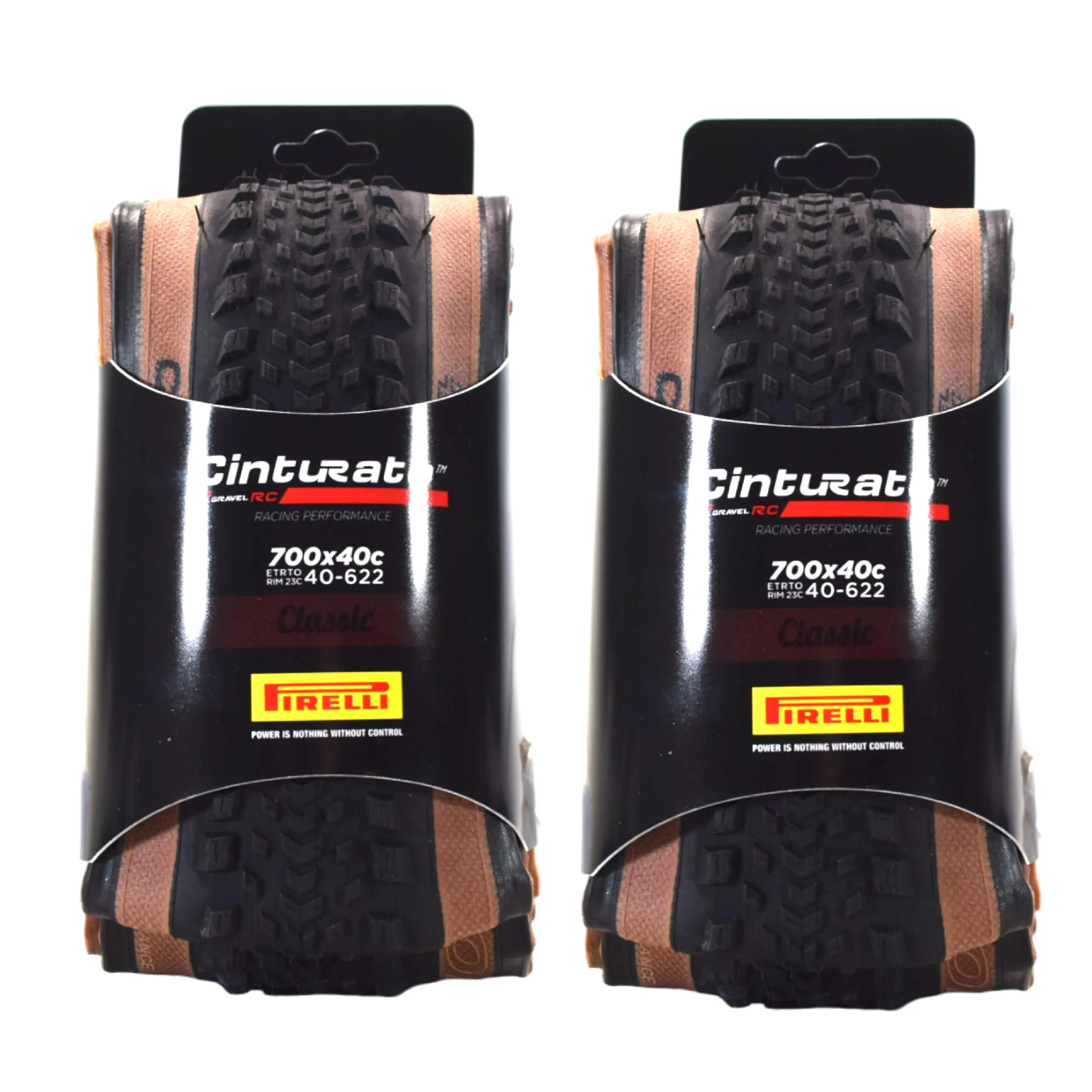 Pirelli Cinturato Gravel RC Classic 40-622 (700 x 40c) Tire - Pro-Level Performance for Gravel Racing