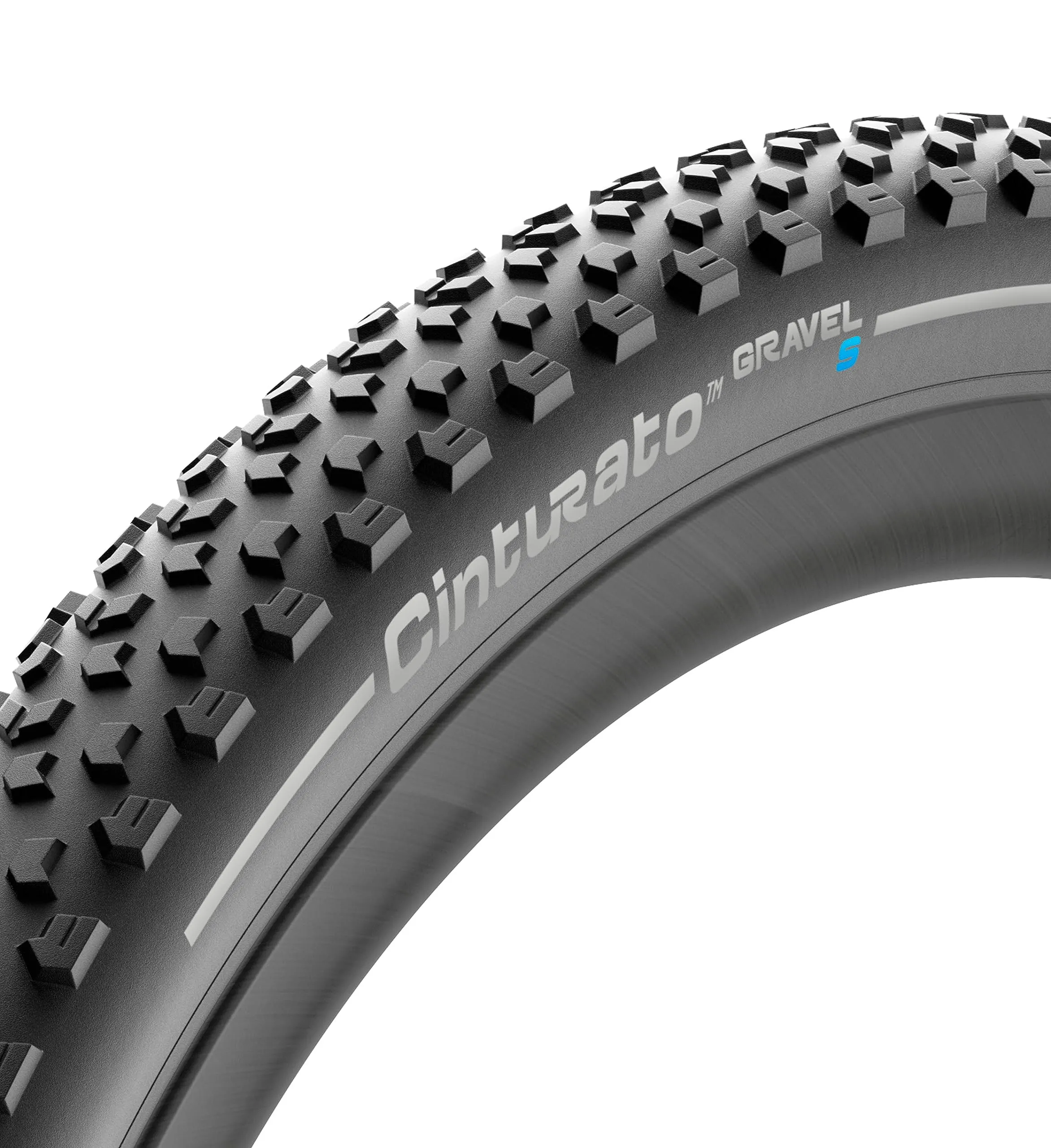 Pirelli Cinturato Gravel S 700x45C Bike Tire - Clincher, Tubeless Ready, Folding, Black