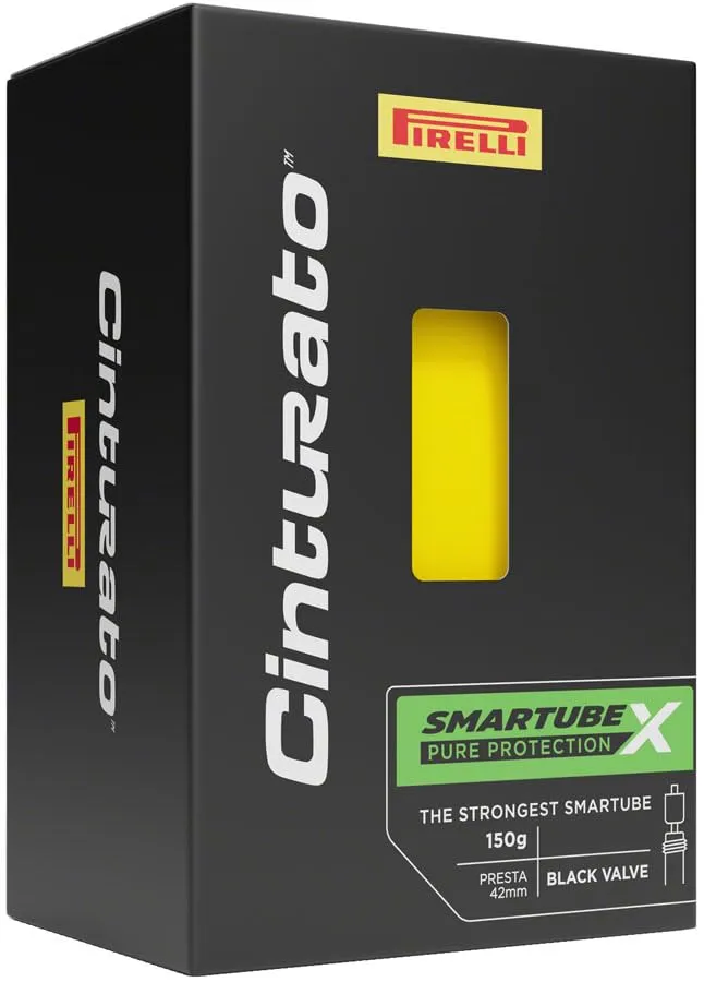 Pirelli Cinturato SmarTUBE X Tube - Presta Valve, 42mm Length, 700C, 28-40C, Lightweight & Durable
