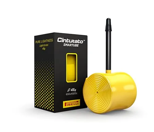 Pirelli Cinturato SmarTUBE Yellow 650x40-45, 60mm Presta Valve, Lightweight TPU Material