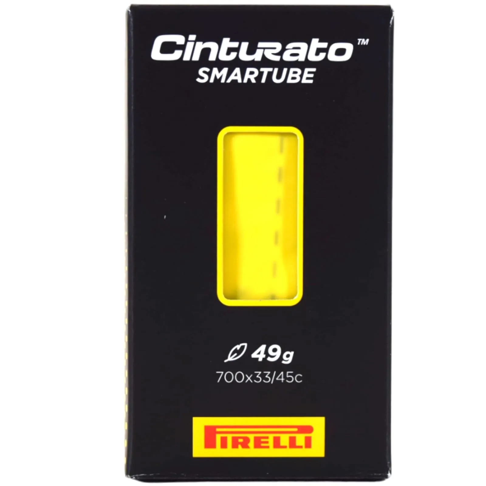 Pirelli Cinturato SmarTUBE Yellow, 700x33-45, 60mm Presta Valve, Lightweight TPU, Removable Stem