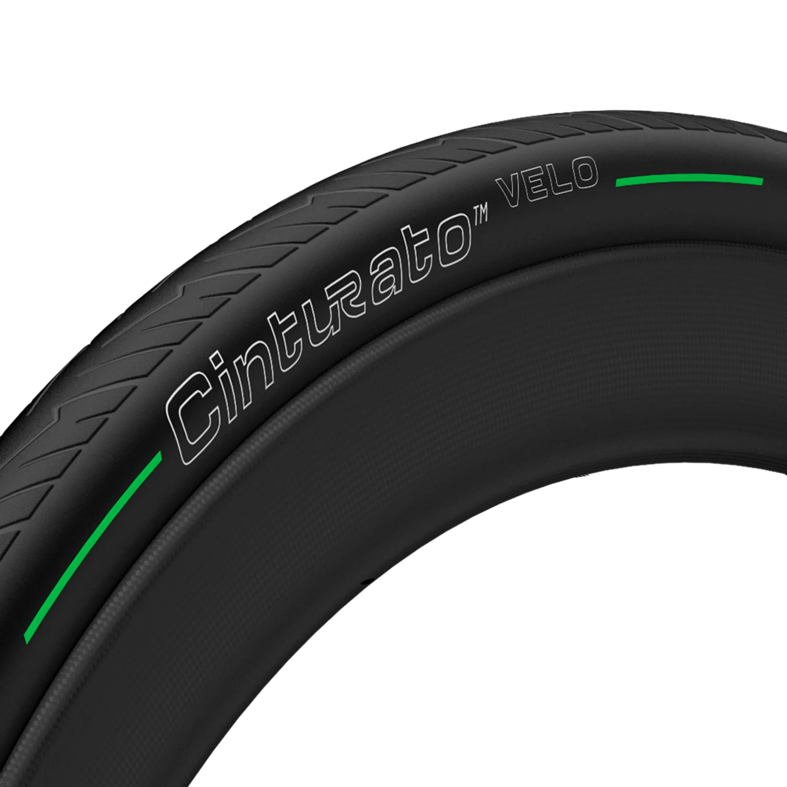 Pirelli Cinturato Velo Road Bike Tire 700x26C - Clincher Tubeless Ready for Long Rides, Black/Tan