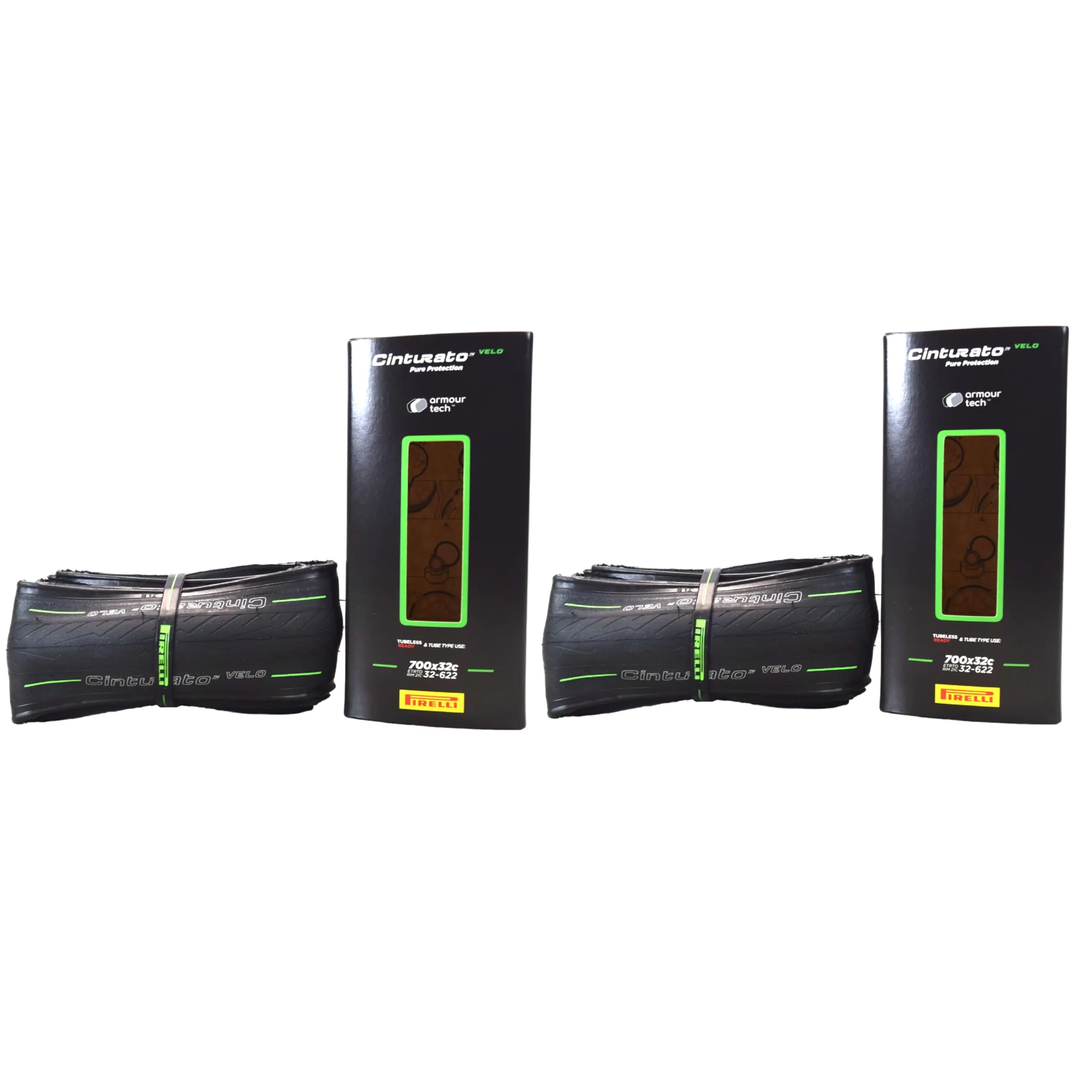 Pirelli Cinturato Velo TLR 32-622 (700 x 32c) Road Bike Tire - Innovative Tubeless Technology