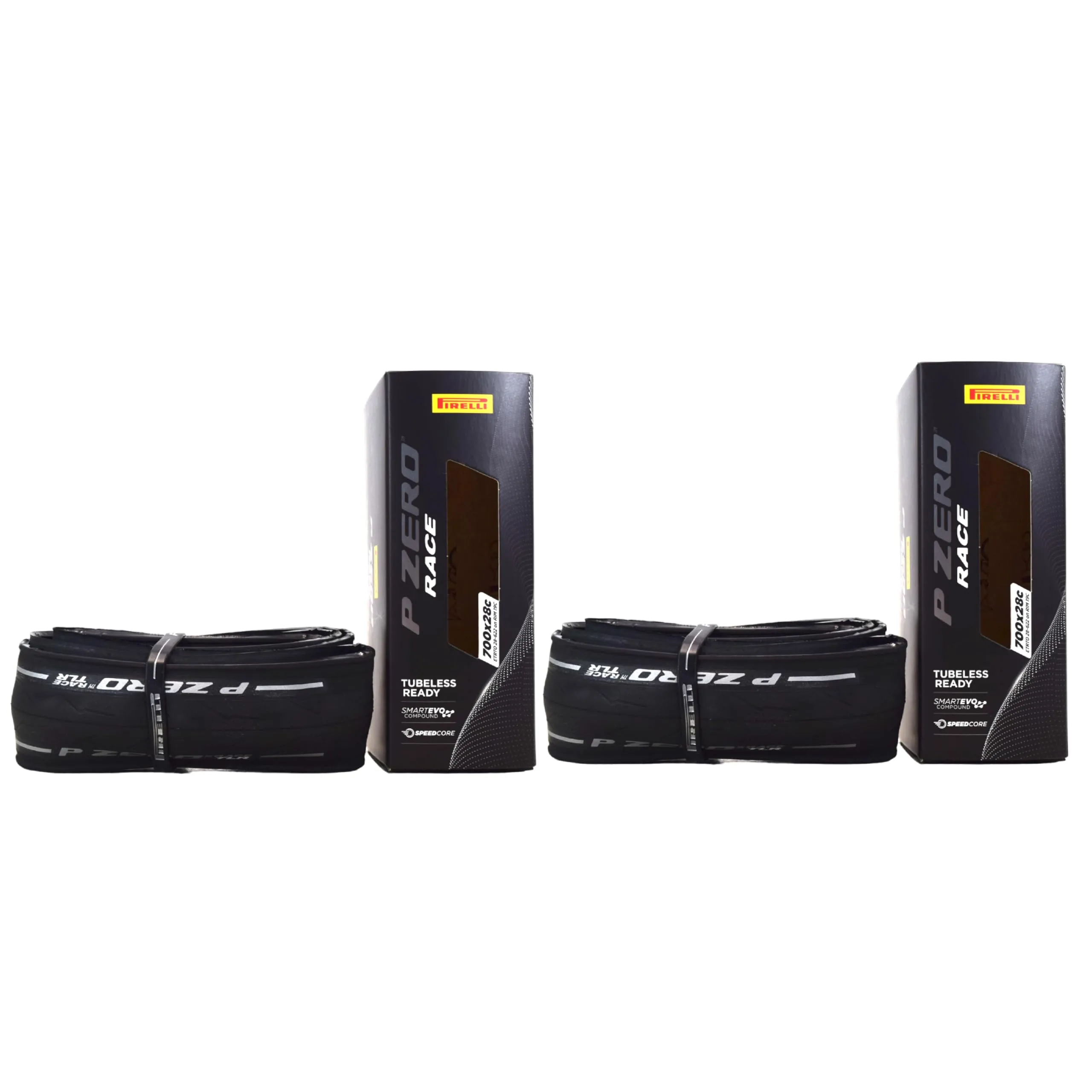 Pirelli P ZERO Race TLR 28-622 Tubeless Road Bike Tires - Lightweight, Speedcore, Italian Craftsmanship