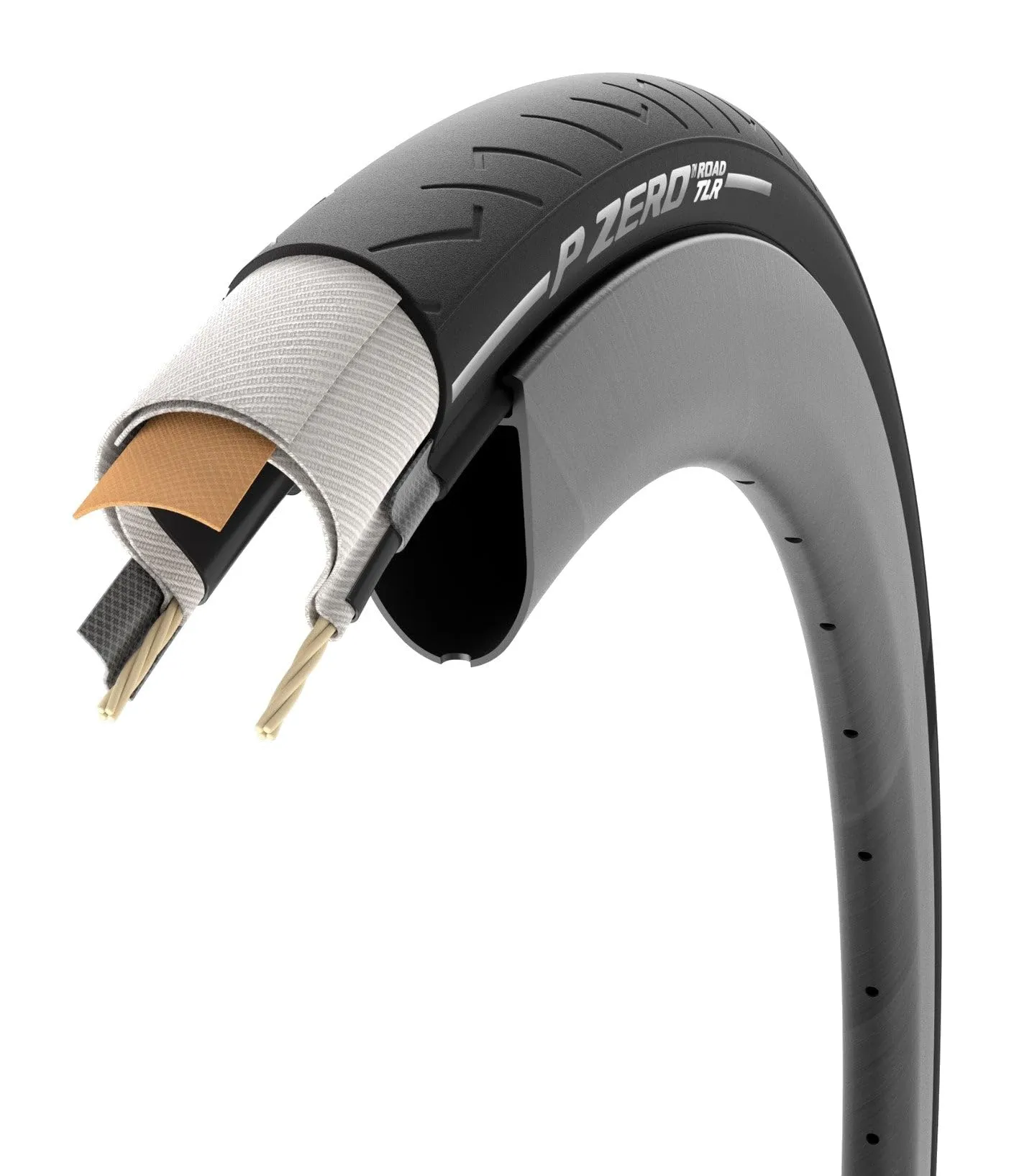 Pirelli P Zero Tubeless Road Tire 700x30 - EVO Compound, TechLiner, Black, Lightweight 370g