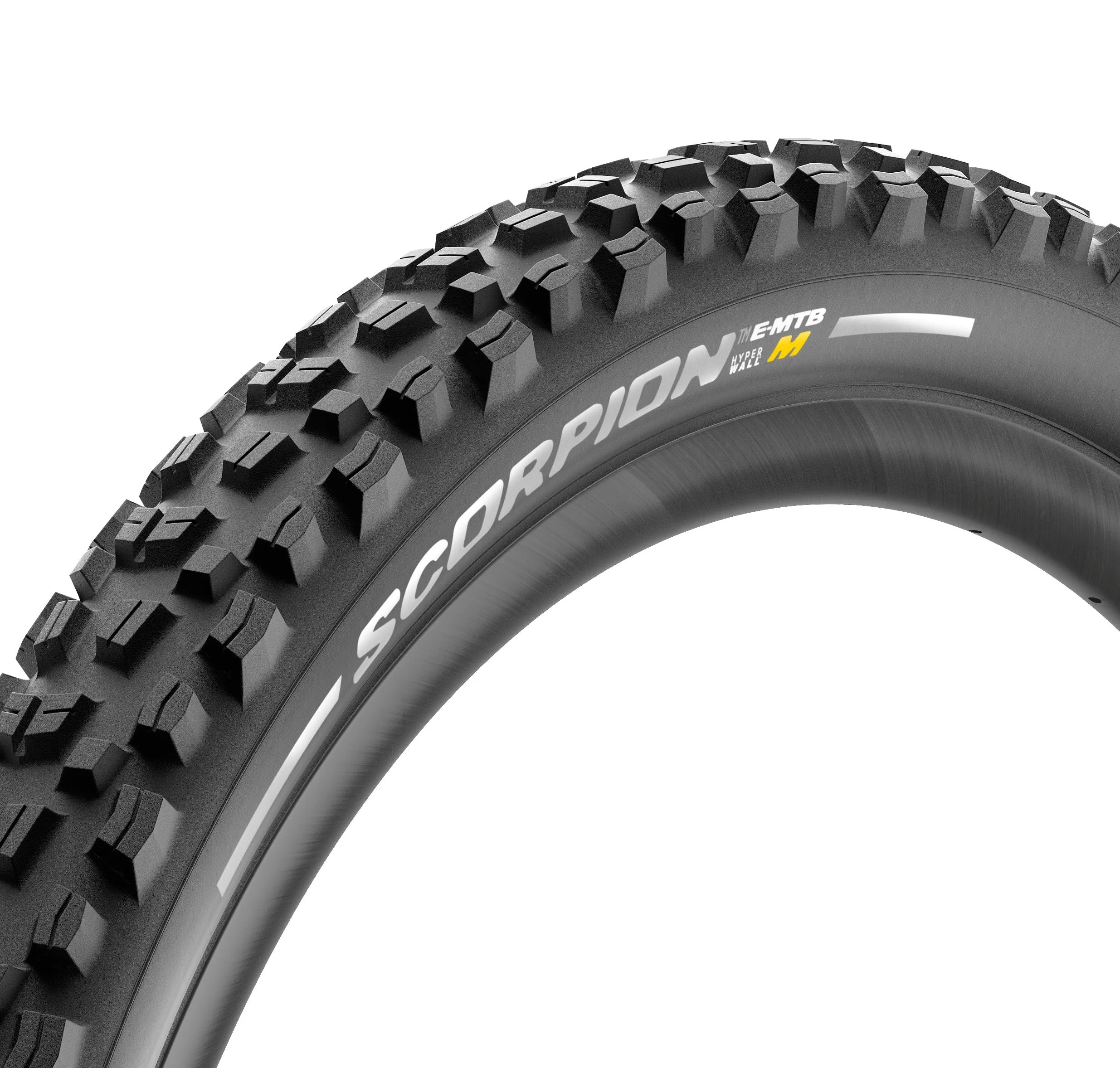 Pirelli Scorpion E-MTB M HyperWall 29 x 2.6 Bike Tyre - Versatile Trail & Enduro Performance, Black