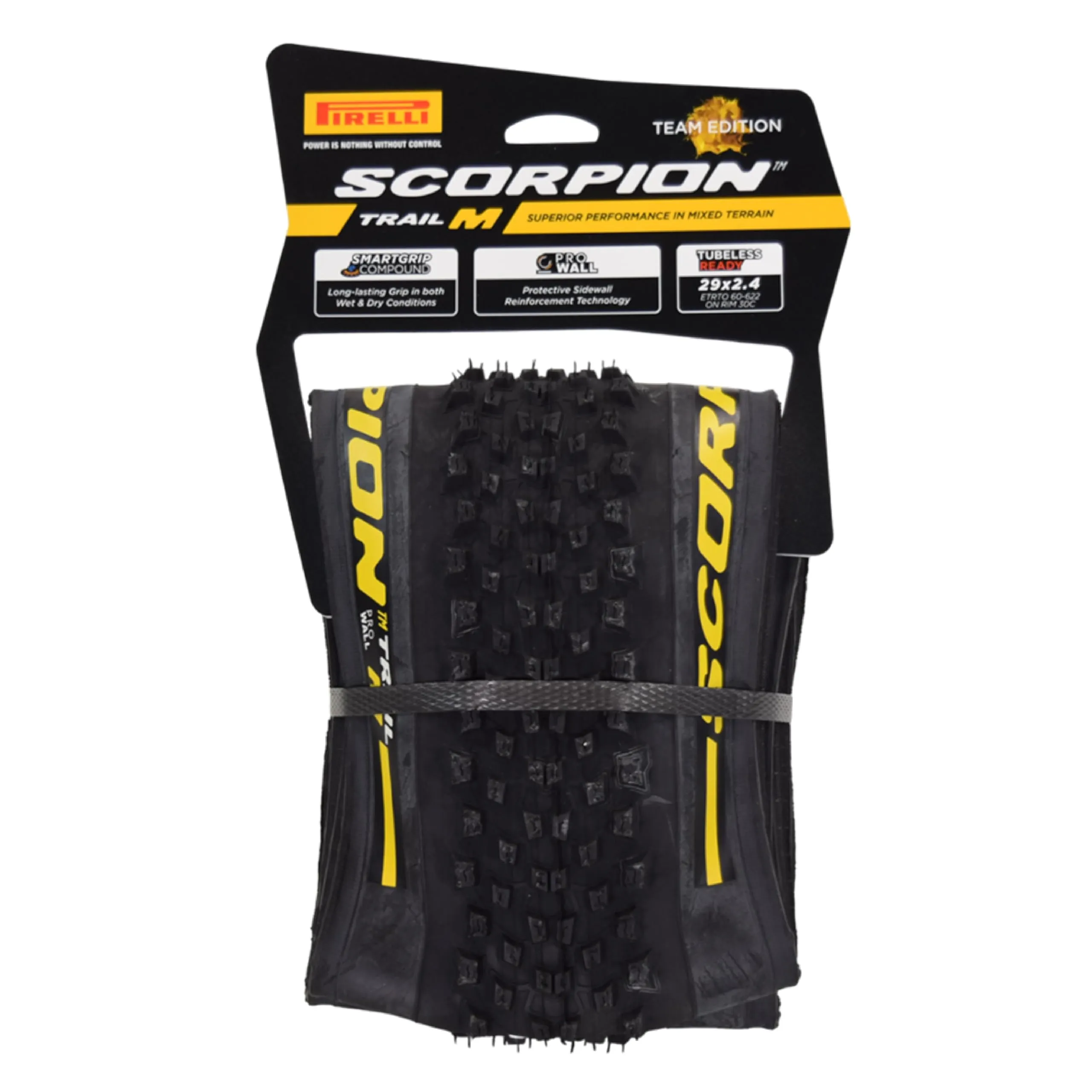 Pirelli Scorpion MTB Tyre Trail M - Versatile, Durable, SmartGRIP, Ideal for Mixed Terrain, 29'