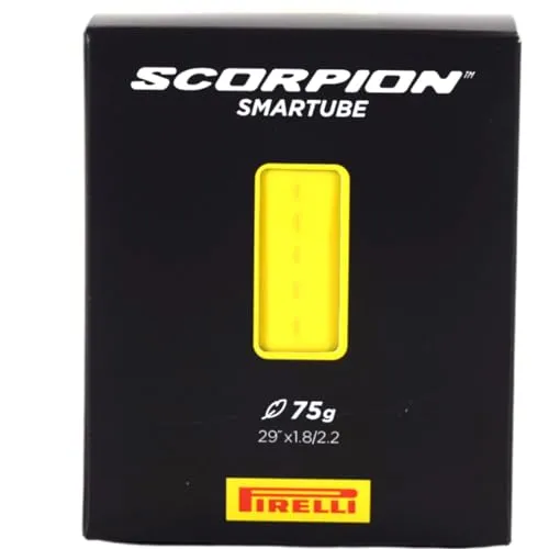 Pirelli Scorpion SmarTUBE Yellow 29x1.8-2.2 Presta Valve - Lightweight TPU Bike Tube for Cyclists