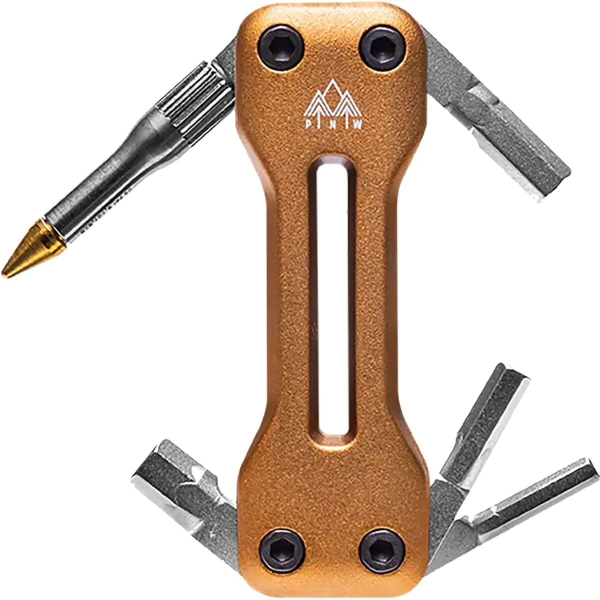 PNW Components Pebble Multi-Tool - Golden Daze Bronze - Tool Only with Dynaplug for Tubeless Tires