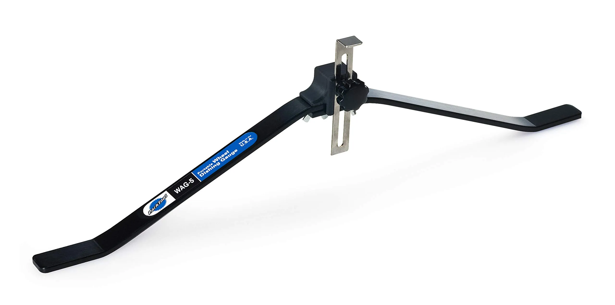 Portable Wheel Dishing Gauge - Park Tool WAG-5, Fits 24' to 29' Wheels, Compact Design