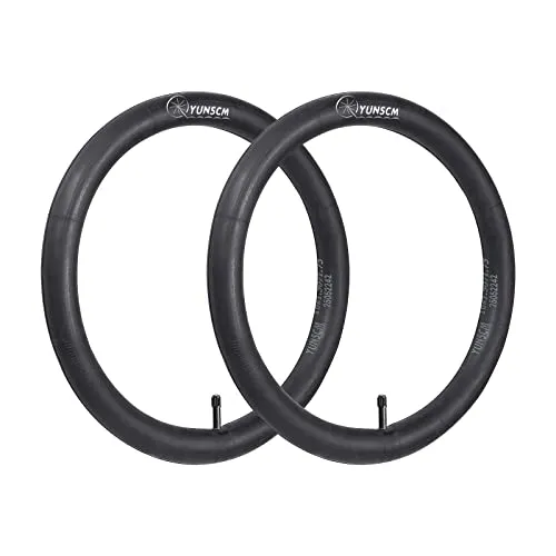 Premium 2-Pack 16' Heavy Duty Bike Tire Tubes - Butyl Rubber, Schrader Valve, Compatible 16x1.50/1.90