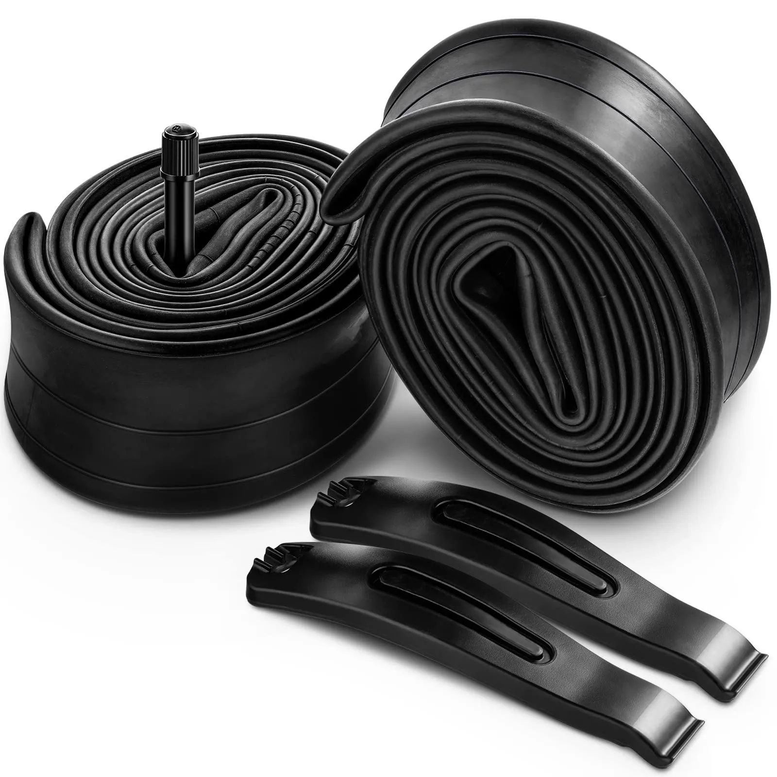 Premium 2PCS Bike Tubes for 27.5 Inch Tires, Mountain Bike Inner Tubes with Schrader Valve