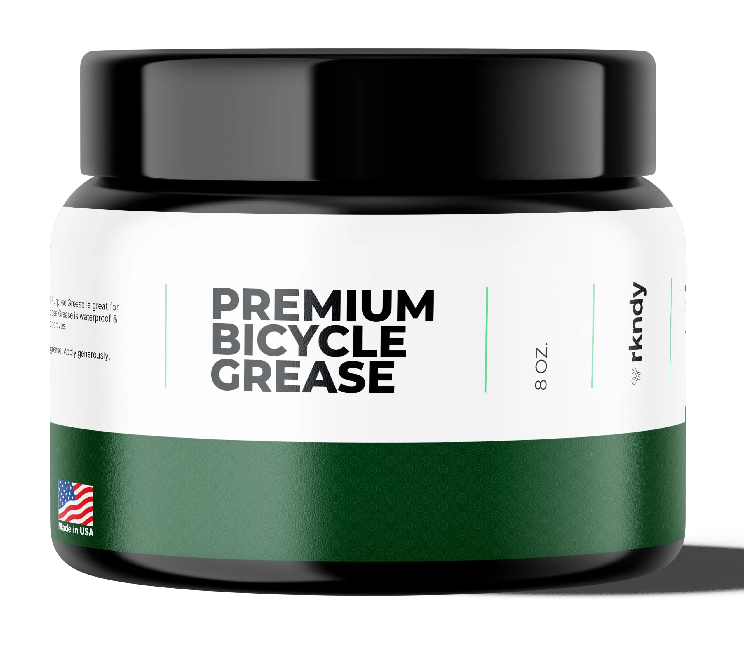 Premium All-Purpose Bicycle Grease & Lube - 8 oz Lithium Co-Polymer, Waterproof & Corrosion Resistant