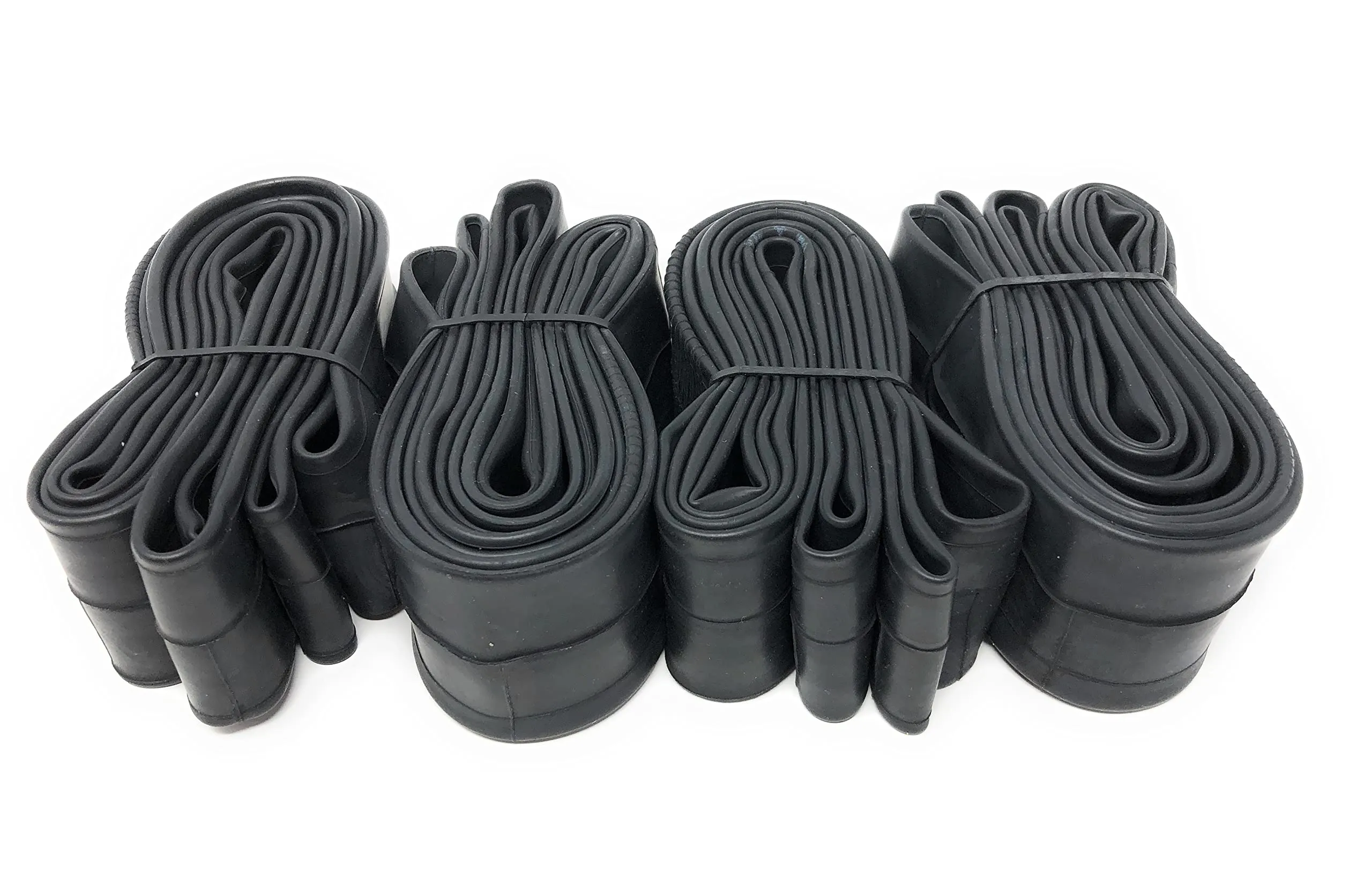 Premium Mountain Bike Inner Tubes - 4 Pack - 26', 27.5', 29' - Durable Butyl Rubber - Presta Valve