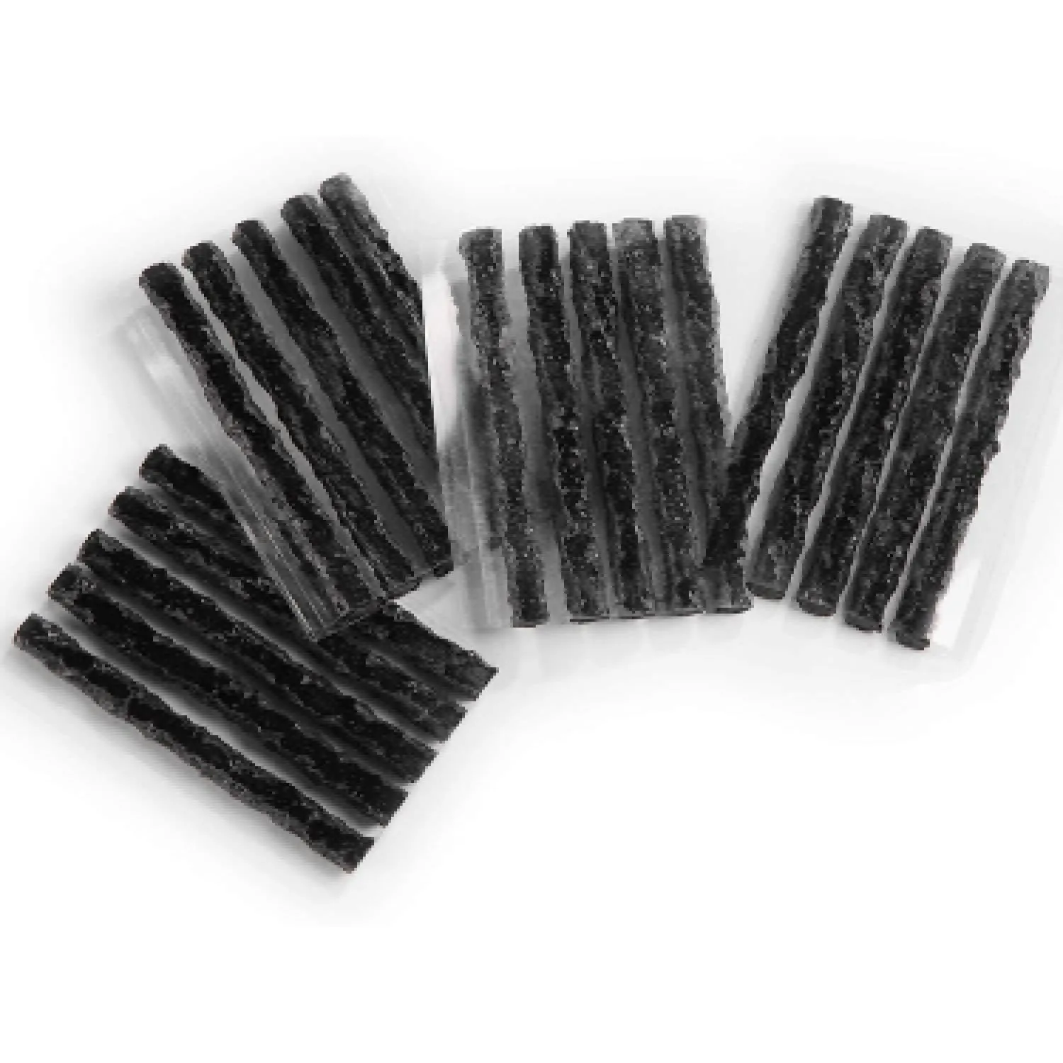 PRO BIKE TOOL Tubeless Tyre Repair Kit - 20 Bacon Plugs for Quick Puncture Repairs, Black