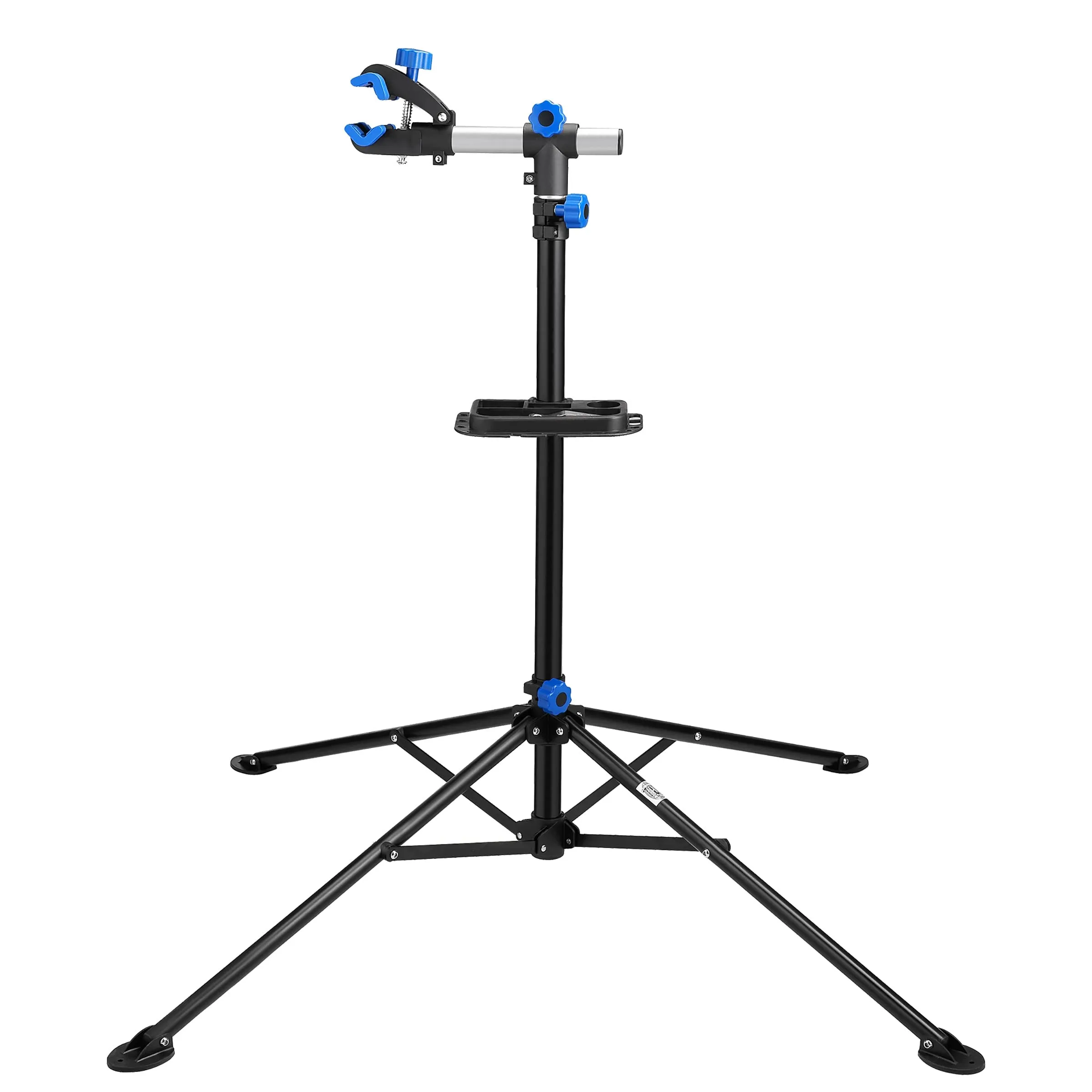 Pro Stand Plus Bike Rack - Heavy-Duty Adjustable Bicycle Stand with Tool Tray and Rotating Clamps