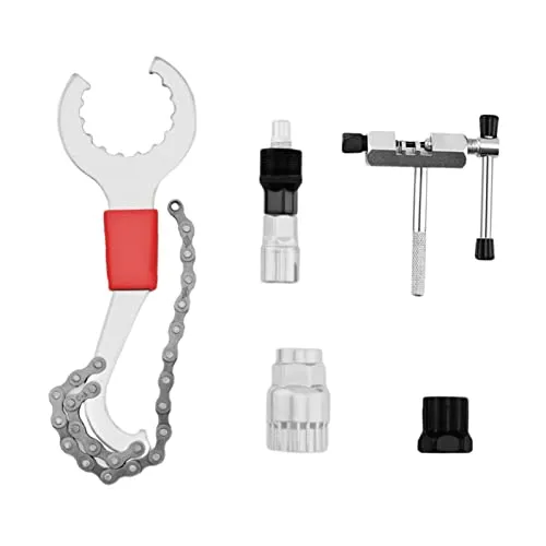 Professional Mountain Bike Repair Tool Kit - Portable Chain Breaker & Crank Extractor Set