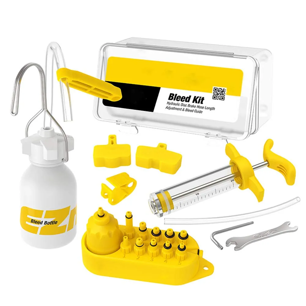 Professional Universal Bike Hydraulic Disc Brake Bleed Kit with 10 Connectors and Mineral Oil