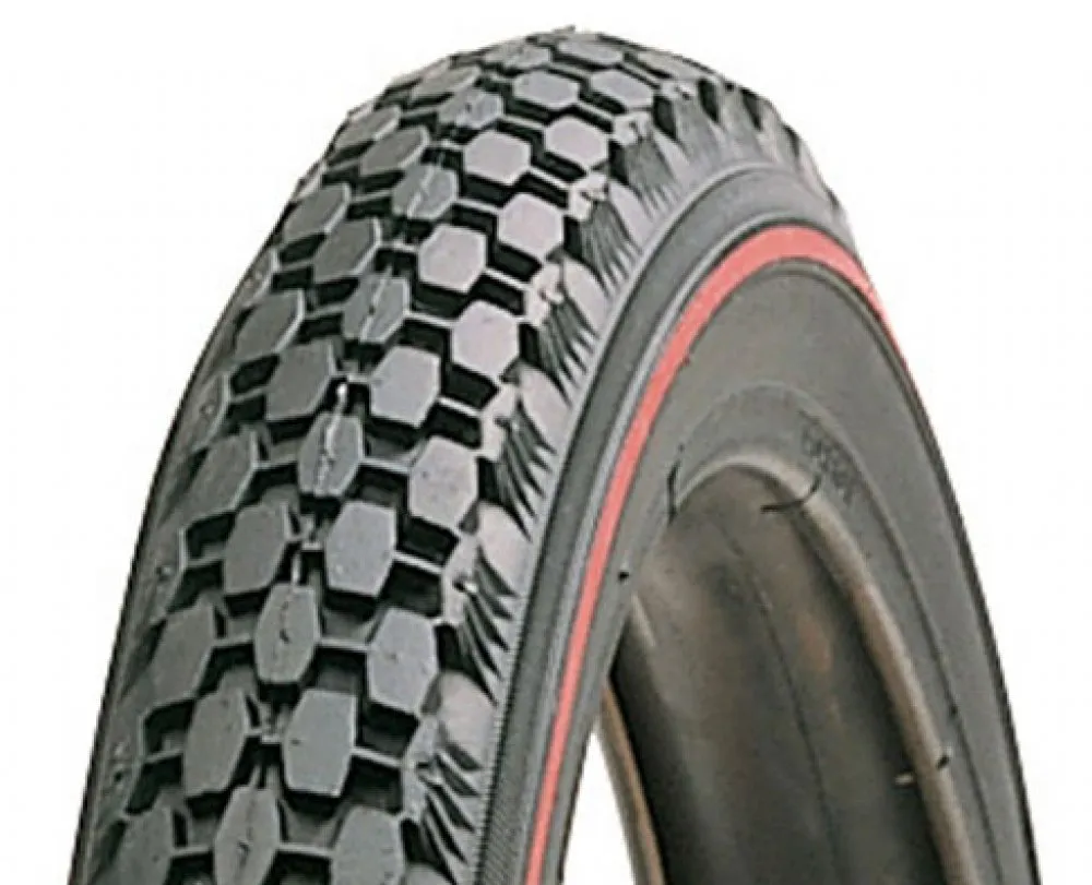 Raleigh Chopper Bicycle Tyre 20' x 2.125' - Knobbly Tread, Vintage Design with Redline Detail