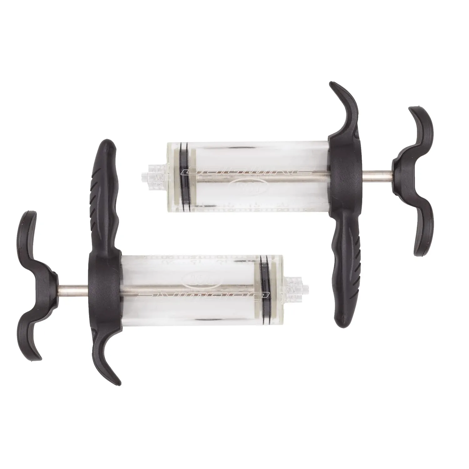 Replacement Syringes for Elite DOT Oil Bleed Kit - Jagwire, 2-Pack, Ergonomic Handles, Black Seals