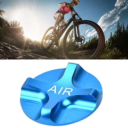 Rockshox Air Valve Cover for Bike Suspension Fork - Lightweight Aluminium Alloy - Blue