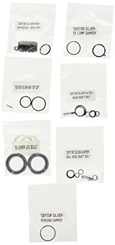 RockShox Fork Service Kit Full, Sektor Silver, Solo Air A1 - Includes Seals and Hardware