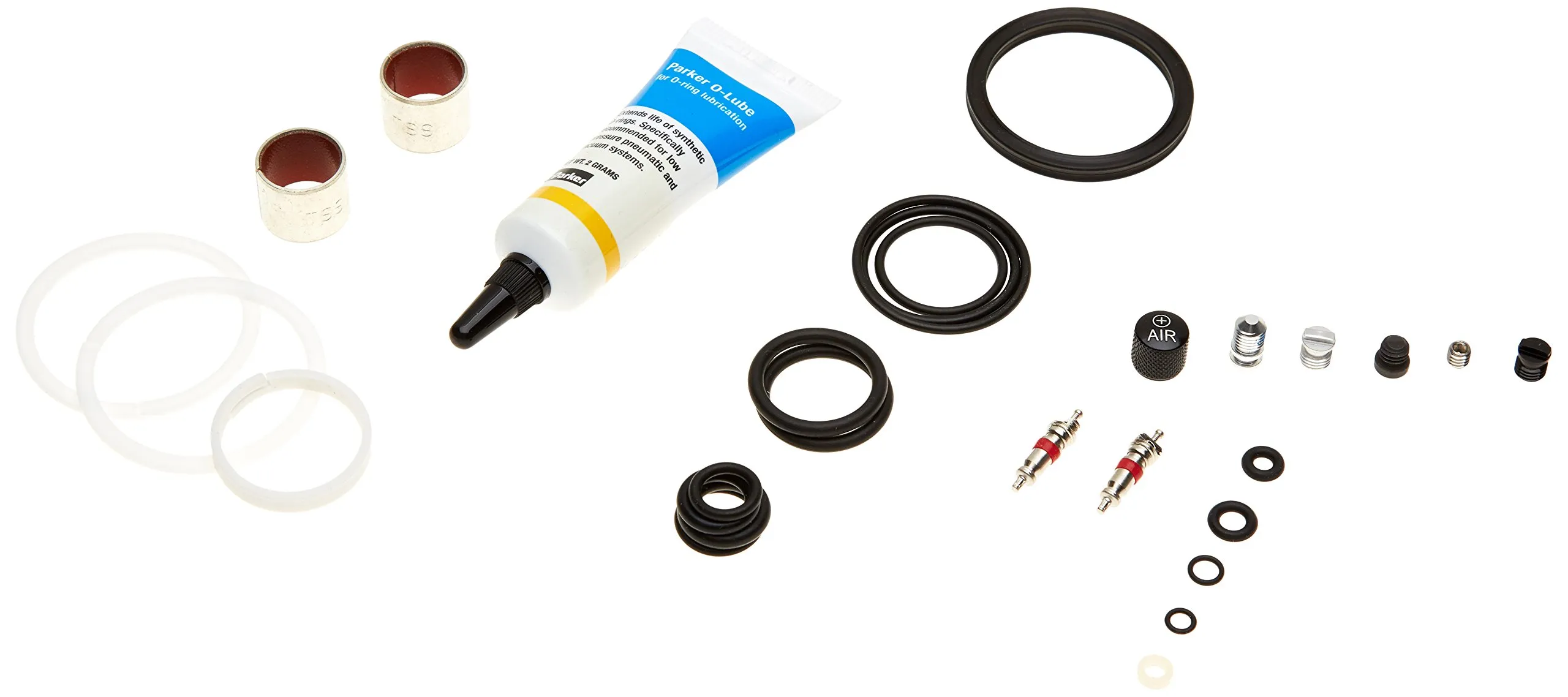 RockShox Rear Shock Service Kit for Monarch Plus – Essential Maintenance, No Air Can Seals