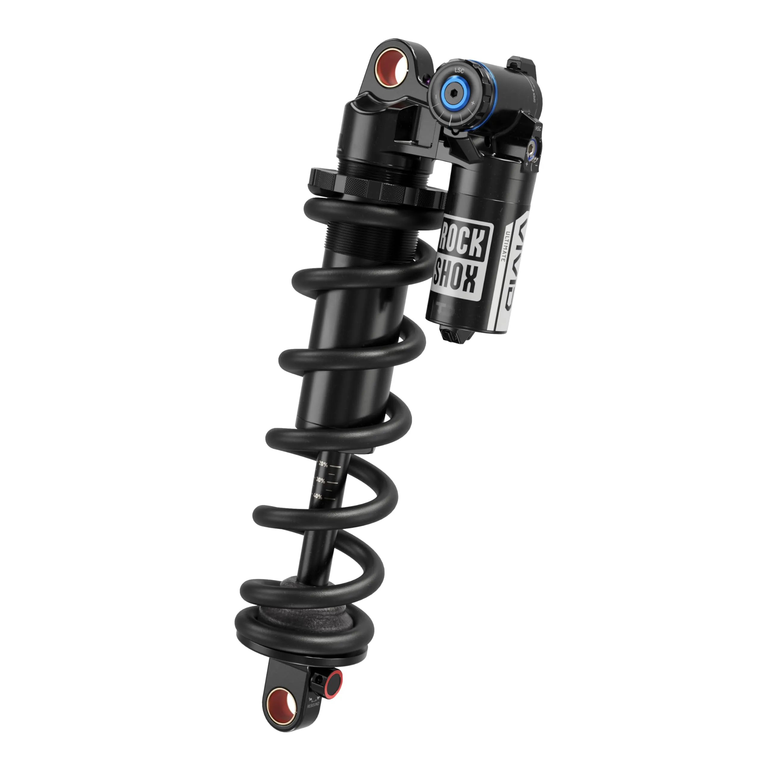 RockShox Vivid Coil Ultimate RC2T Rear Shock - 210 x 55 mm - Flight Attendant Algorithm, TouchDown RC3
