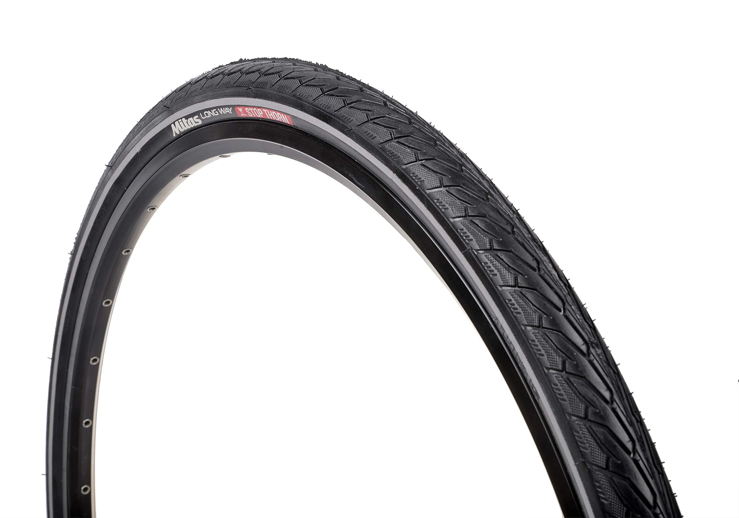 Rubena V66 Flash Bicycle Tire 26x1.75-Inch with Stop Thorn & Reflective Sidewall for All Terrain