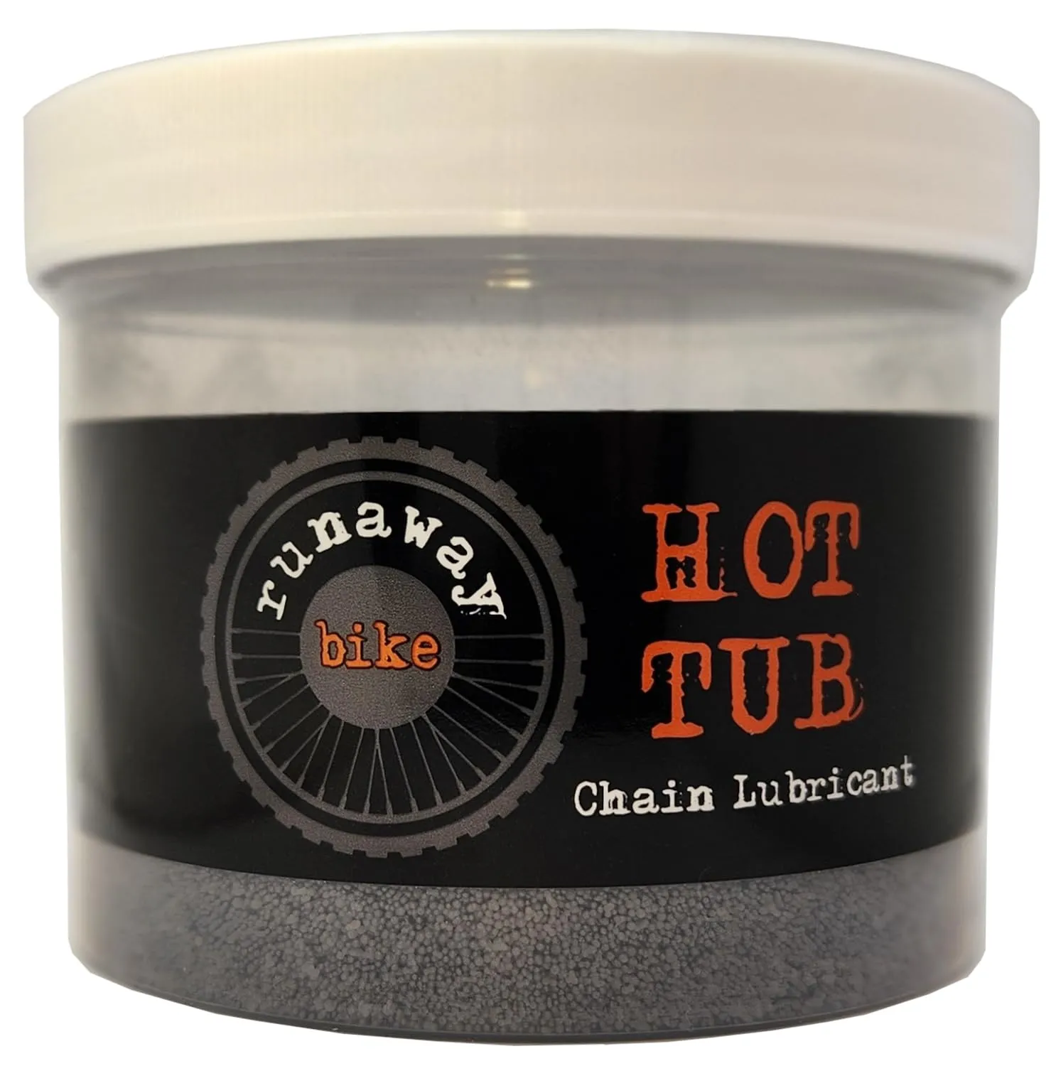 Runaway Bike HOT TUB Chain Lubricant - Melted Paraffin Wax for Clean, Dirt-Repelling Performance