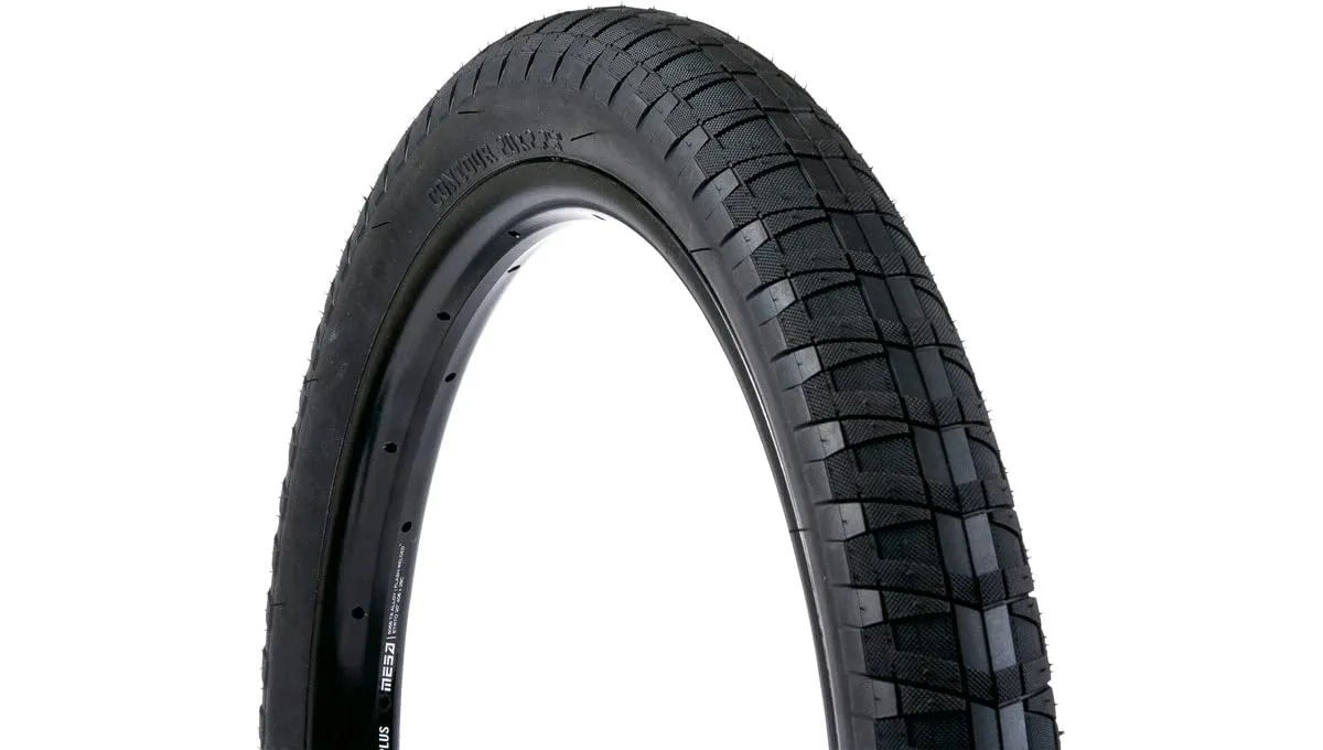 Salt Bicycle Tire 18' x 2.35' for Street Ride BMX - Durable Black Tire with 65 PSI Max Pressure